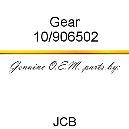 Gear 10/906502