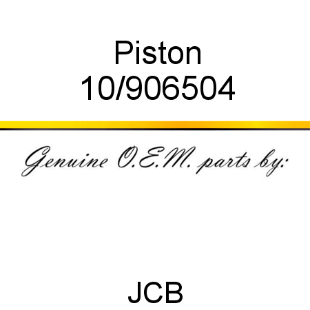 Piston 10/906504