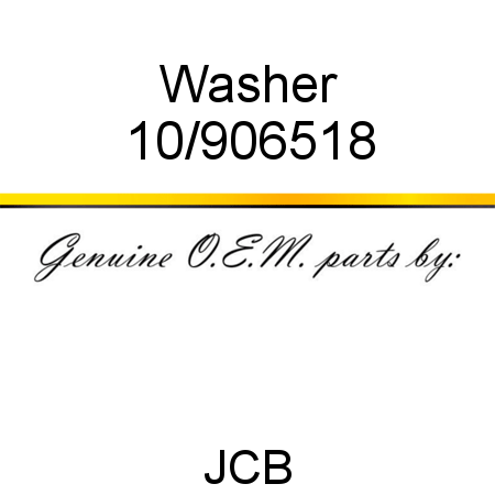 Washer 10/906518