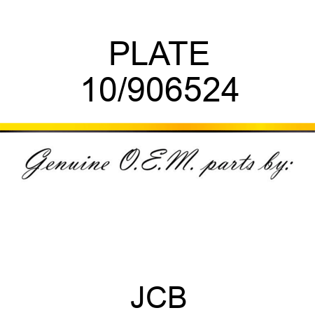 PLATE 10/906524