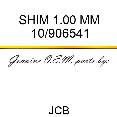 SHIM 1.00 MM 10/906541