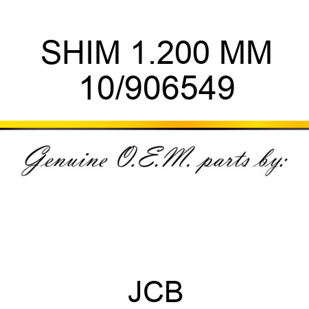 SHIM 1.200 MM 10/906549