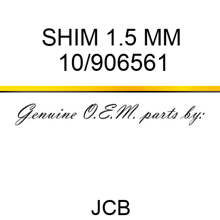 SHIM 1.5 MM 10/906561
