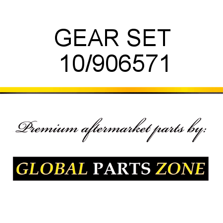 GEAR SET 10/906571