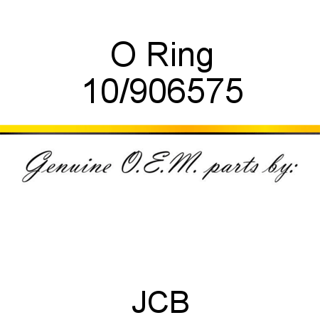 O Ring 10/906575