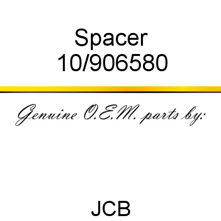 Spacer 10/906580