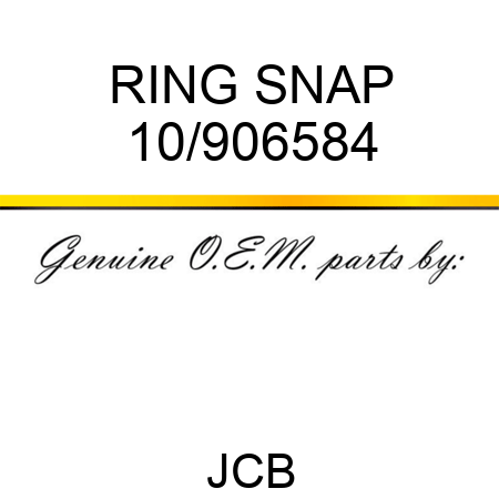 RING SNAP 10/906584