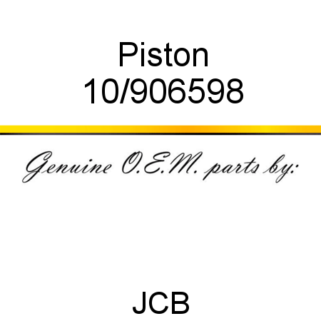 Piston 10/906598