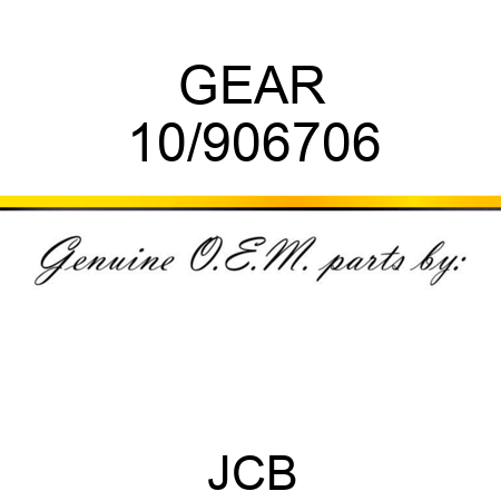 GEAR 10/906706