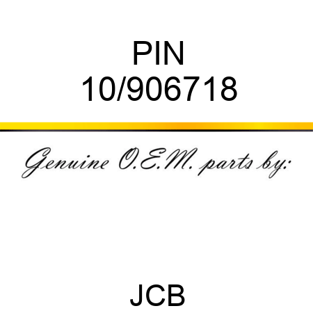 PIN 10/906718