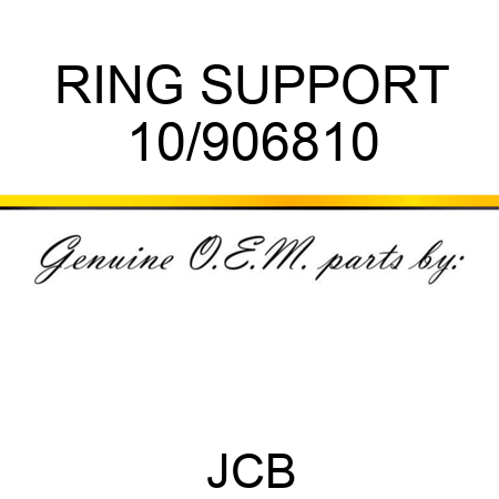 RING SUPPORT 10/906810