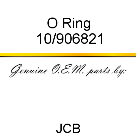 O Ring 10/906821
