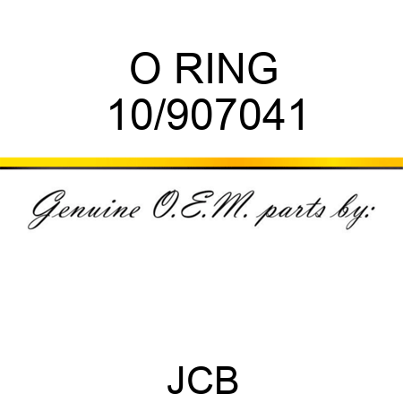 O RING 10/907041