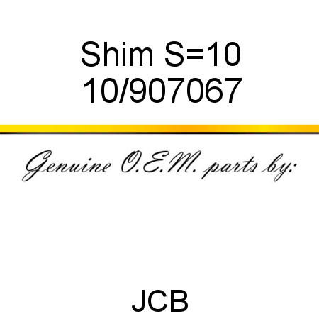 Shim, S=1,0 10/907067