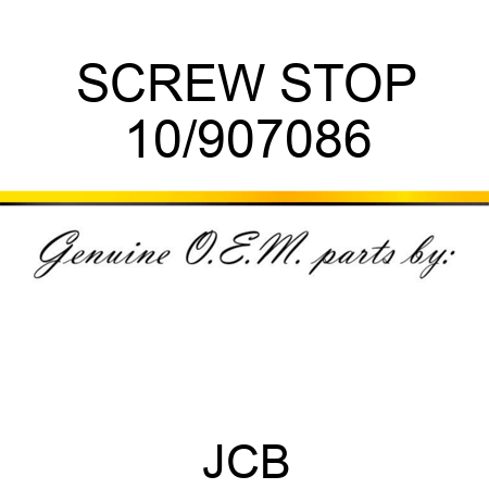 SCREW STOP 10/907086