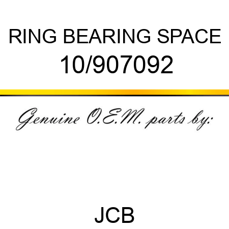 RING BEARING SPACE 10/907092