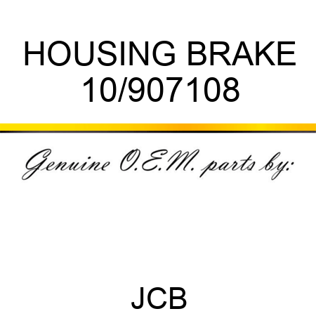 HOUSING BRAKE 10/907108