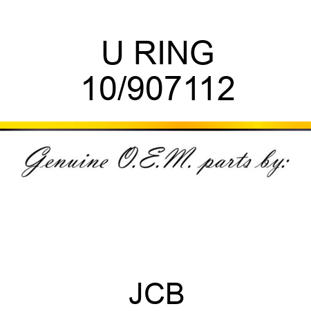 U RING 10/907112