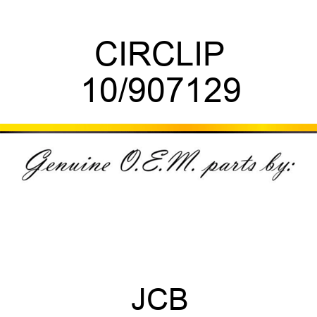 CIRCLIP 10/907129