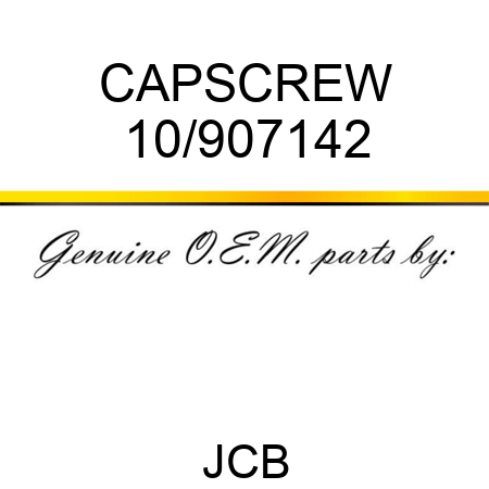 CAPSCREW 10/907142