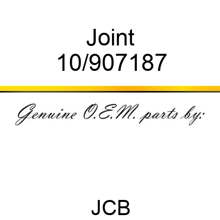Joint 10/907187