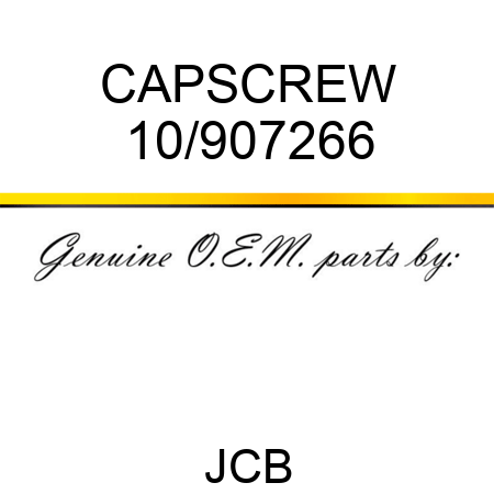 CAPSCREW 10/907266