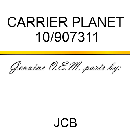 CARRIER PLANET 10/907311