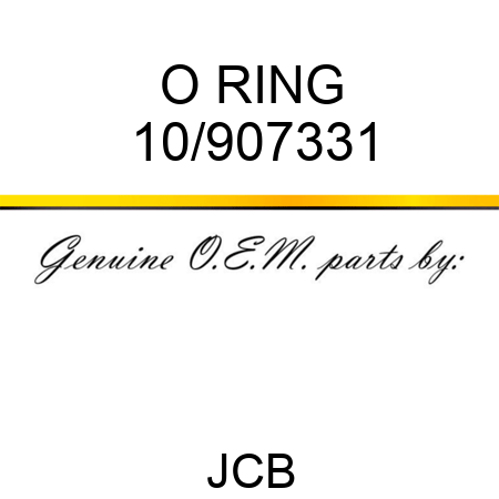 O RING 10/907331