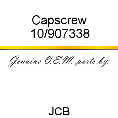 Capscrew 10/907338