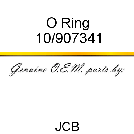 O Ring 10/907341