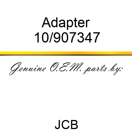 Adapter 10/907347