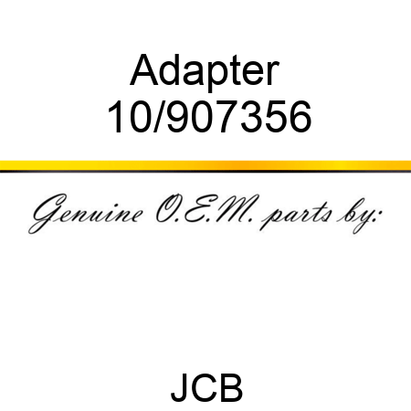 Adapter 10/907356