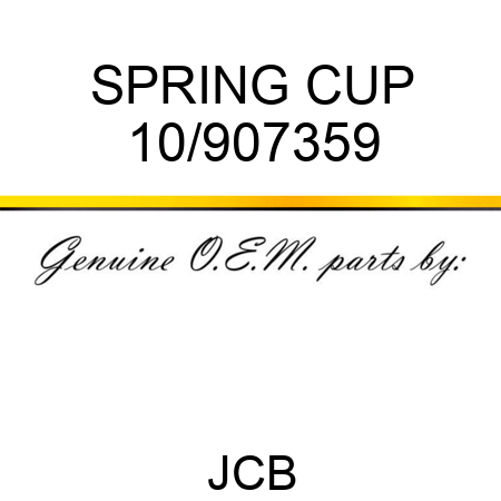 SPRING CUP 10/907359