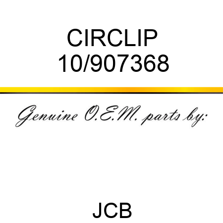 CIRCLIP 10/907368