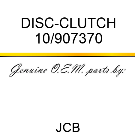 DISC-CLUTCH 10/907370