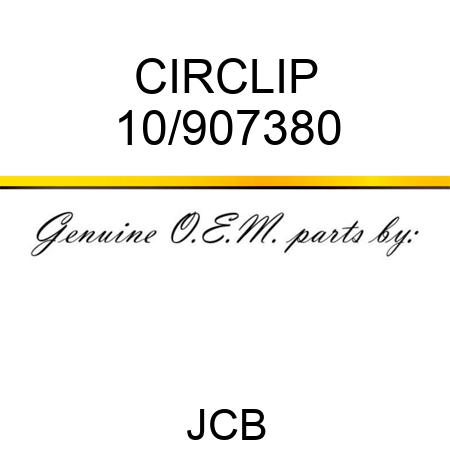 CIRCLIP 10/907380