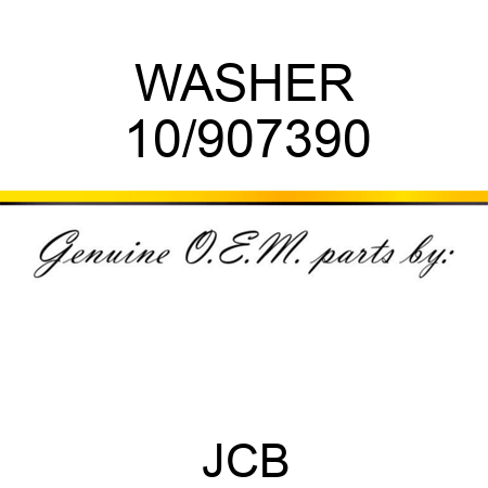 WASHER 10/907390