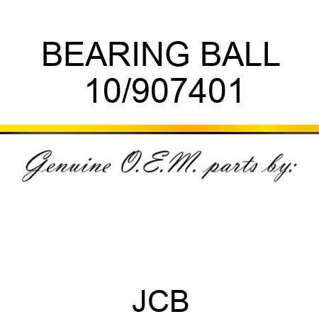 BEARING BALL 10/907401
