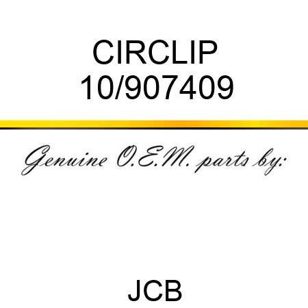 CIRCLIP 10/907409