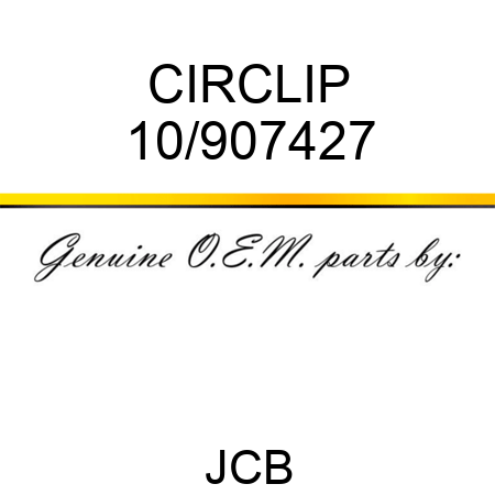 CIRCLIP 10/907427