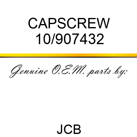 CAPSCREW 10/907432