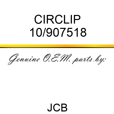 CIRCLIP 10/907518