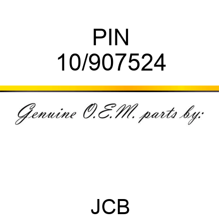 PIN 10/907524