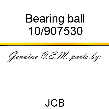 Bearing ball 10/907530