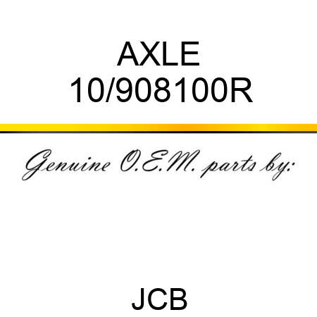 AXLE 10/908100R