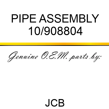 PIPE ASSEMBLY 10/908804