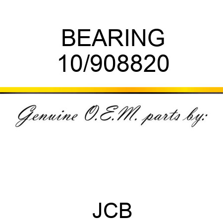 BEARING 10/908820