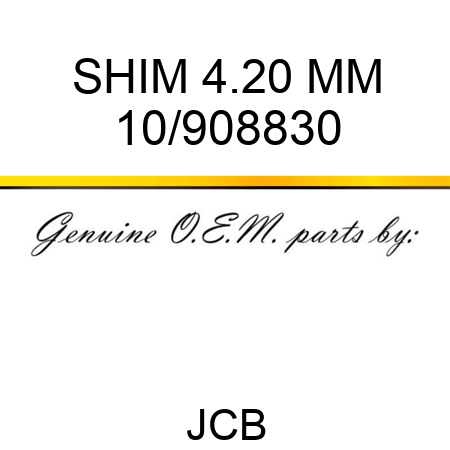 SHIM, 4.20 MM 10/908830