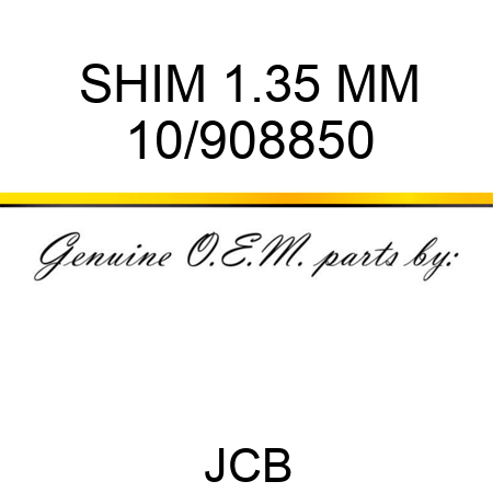 SHIM 1.35 MM 10/908850