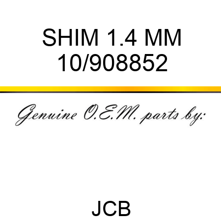 SHIM 1.4 MM 10/908852